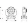 Comprar Beamz Fuze1910 Cabeza Móvil Wash Con Control Por