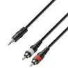 Compra Adam Hall CABLE 2 RCA M JACK 3,5 STEREO 1M al mejor precio