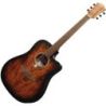 Comprar Lag T70DCE-BB Dreadnought Cutway Black &amp; Brown al mejor