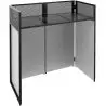 Vonyx DB4 Pro Sistema de cabina DJ plegable de 4 cuerpos