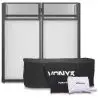 Vonyx DB4 Pro Sistema de cabina DJ plegable de 4 cuerpos