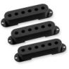 Seymour Duncan Strat Cover Black Set (3) No Logo