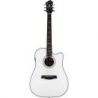 Hagstrom Siljan II Dreadnought CE White Gloss