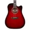 D&#039;angelico Premier Bowery Trans Black Cherry Burst