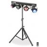 Compra max partybar barra con 2 focos par 3 leds 4-en-1 rgbw + 2 jellymoon al mejor precio