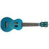 Mahalo Smile Trans Blue Ukelele