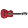 Valencia Vc202twr Guitarra Clásica Tamaño 1/2 Roja