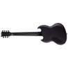 ESP LTD VIPER-7 Baritone Black Metal Black Satin