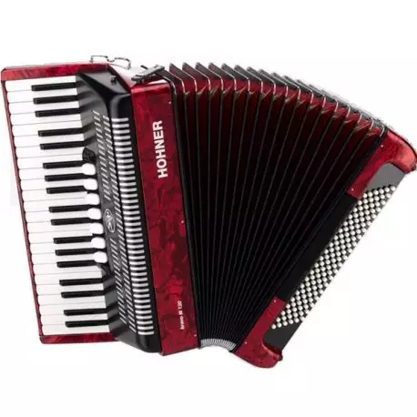 Hohner bravo III 120 rojo