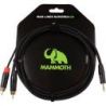 Comprar Mammoth MAM-LINES-MJS62RCA Cable Mini Jack Stereo a Dos