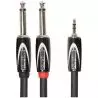 Compra roland rcc103528 cable jack 3.5 jack doble 6.3 3m al mejor precio