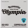 Olympia Initiative Acoustic Guitar Strings, Copper Alloy, 012-053