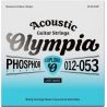 Olympia Explore Acoustic Guitar Strings, Phosphor Brz, 012-053