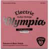 Olympia Artisan Electric Guitar Coated Strings, Nickel Wound, 009-042