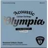 Olympia Artisan Acoustic Guitar Coated Strings, 80/20 Brz, 011-052