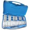 Alysee MT25-CR-BL Azul Metalófono infantil 25 notas de colores