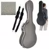 Estuche Guitarra Clásica Cibeles C230.015BR ABS color Plata