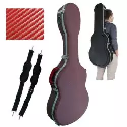 Cibeles C230.015R Estuche ABS Clasica Cuadritos Rojos