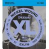 Compra juego cuerdas guit elec d&#039;addario exl-116(011-052) al mejor precio