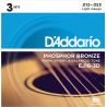 Compra daddario ej16-3d (pack 3 juegos) al mejor precio