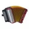 Comprar Hohner CORONA II GCF acordeon rojo al mejor precio