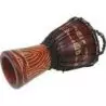 Tanga DA65-8T Djembe 14 madera estilo artesanal guineano