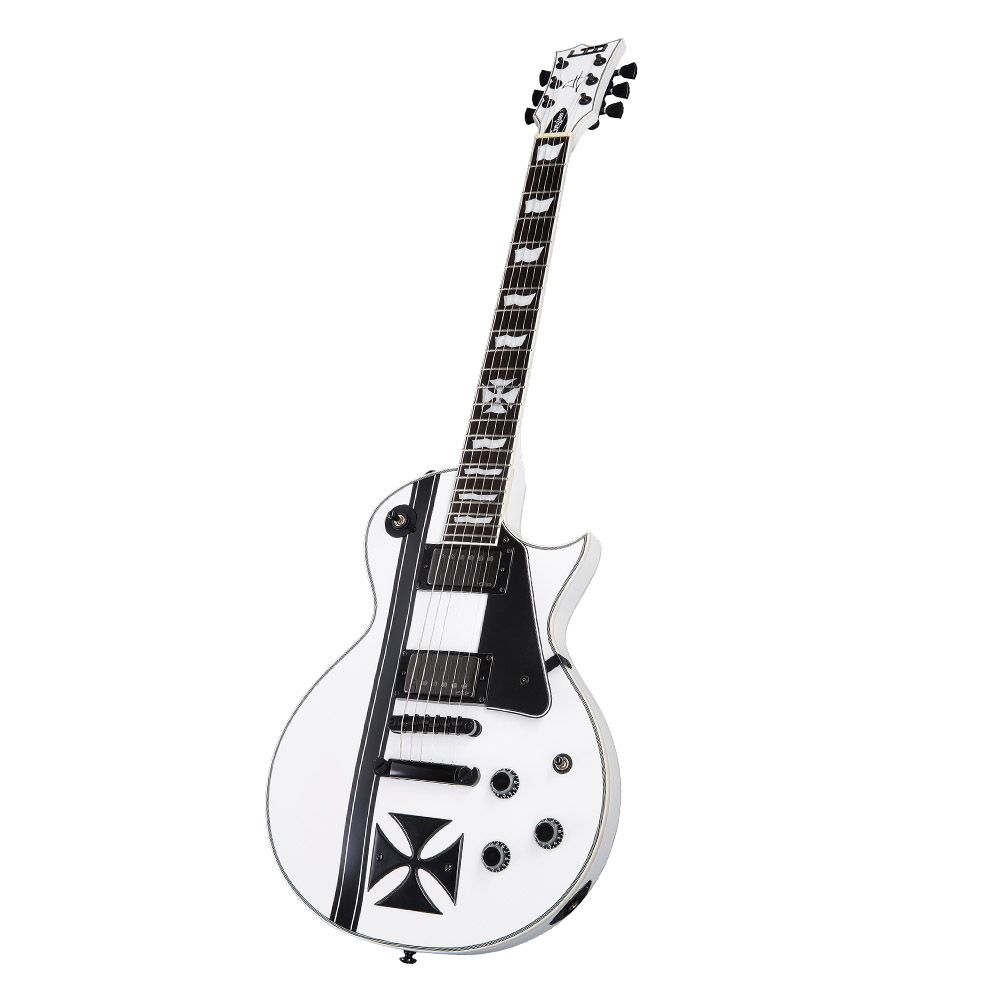 esp james hetfield iron cross black