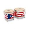 LP M201-PR Bongo Matador Madera Bandera Puerto Rico