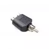 ADAPTADOR 2 RCA H A 1 RCA M