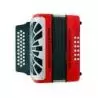 Acordeón Hohner REY VALLENATO ADG Red Silver