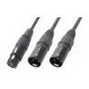 PD Connex CX140 Cable Y divisor XLR Hembra-2 XLR Macho