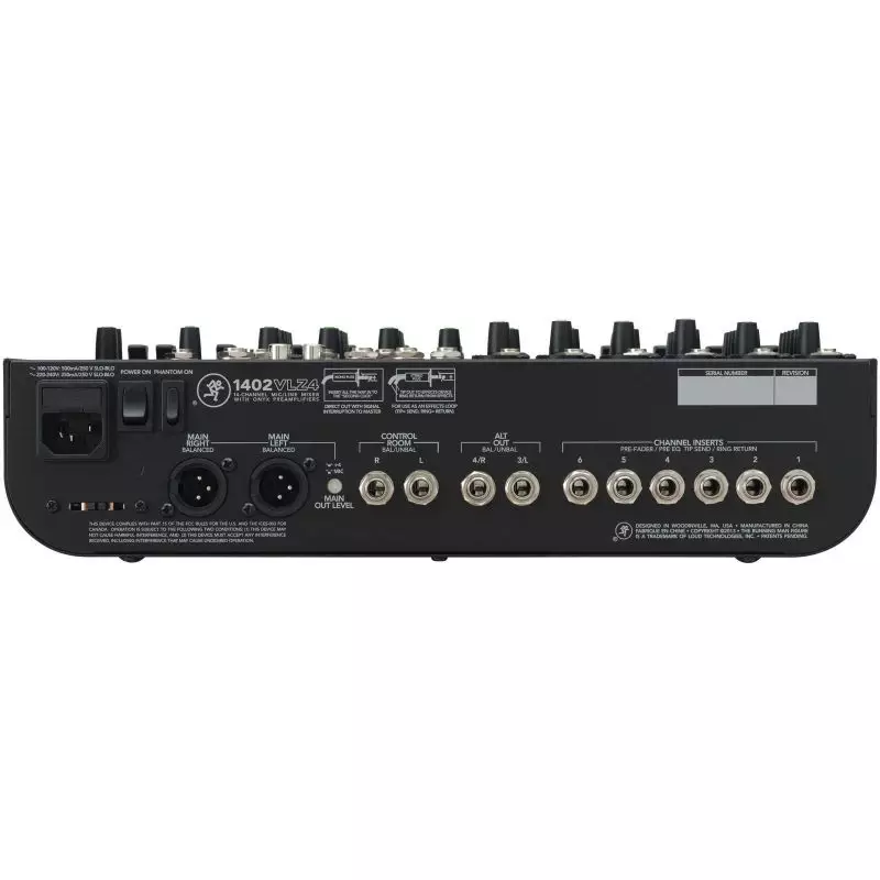 Compra mackie 1402vlz4 mesa de mezcla 14 canales al mejor precio