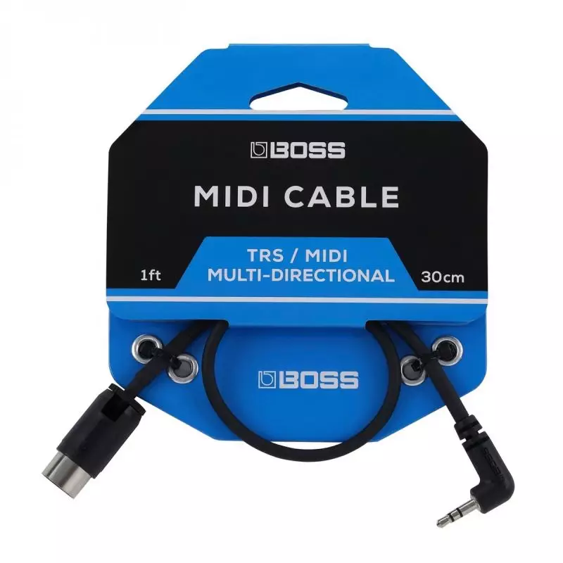 Boss BMIDI-1-35 35mm TRS to MIDI Cable 30cm