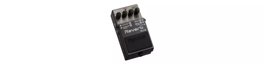 Pedal reverb-echo-delay
